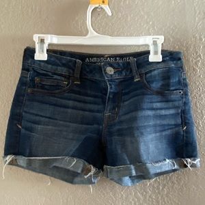 American Eagle low rise jean shorts